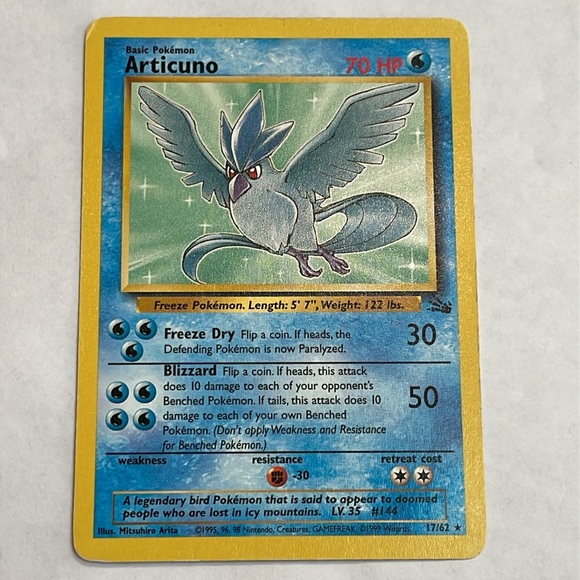 Articuno #17 Pokemon Fossil - Picture 3 of 12